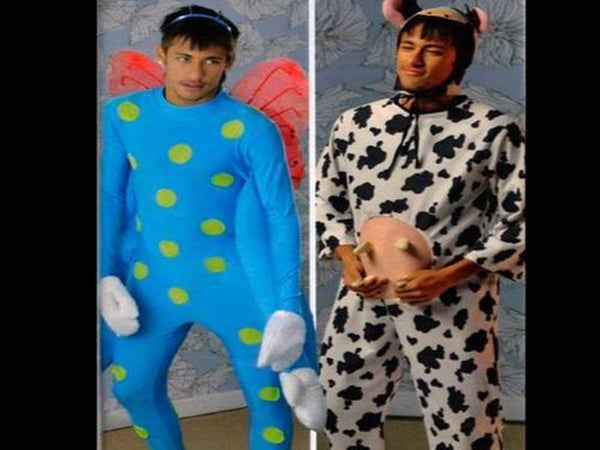 Neymar muestra su lado más divertido vestido de mariposa y vaca | ESPECIAL