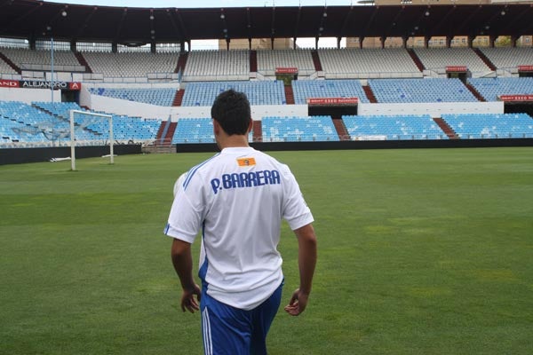 Barrera espera adaptarse rápido al estilo de juego, con el que coincide. FOTO: MARIO VIALLAGRÁN