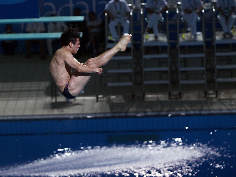 Yahel Castillo con un cierre espectacular se hace del oro. FOTO: BERNARDO MALDONADO