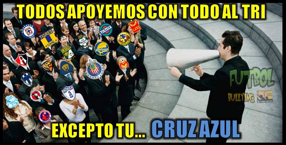 Todos menos tú, Cruz Azul