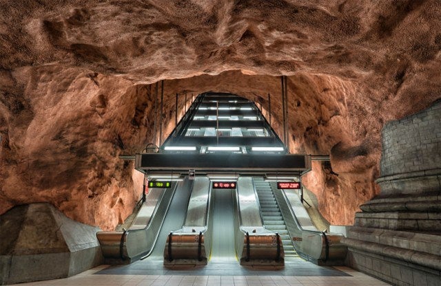 Es considerado uno de los metros más lujosos y sorprendentes del mundo