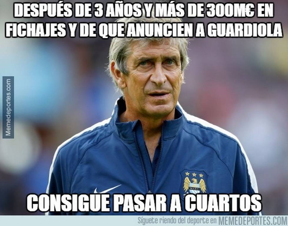 Hasta que Pellegrini llevó al City a Cuartos