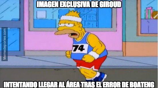 Lo hiciste de nuevo, Giroud