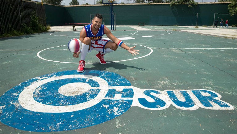 Las canchas de basquet de CCH Sur sirvieron para que Meléndez mostrara sus dotes