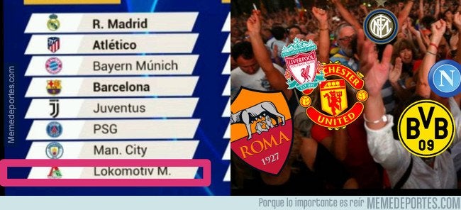 Grupos de Champions desatan la locura de los memes