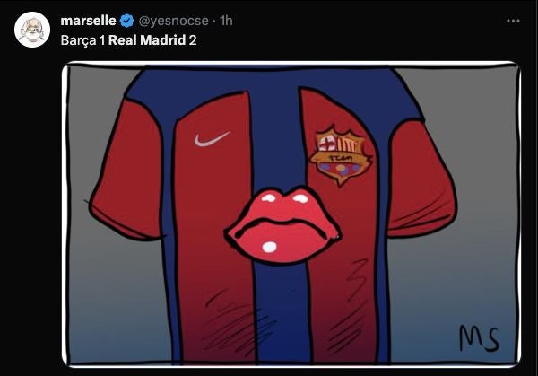 Triste la nueva boca del Barça