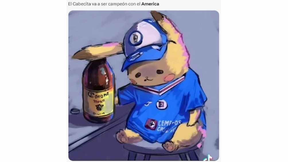 Los aficionados de Cruz Azul