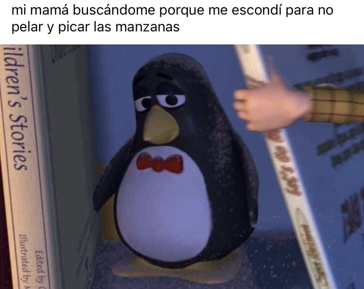 Cuando me quise esconder de mi mamá