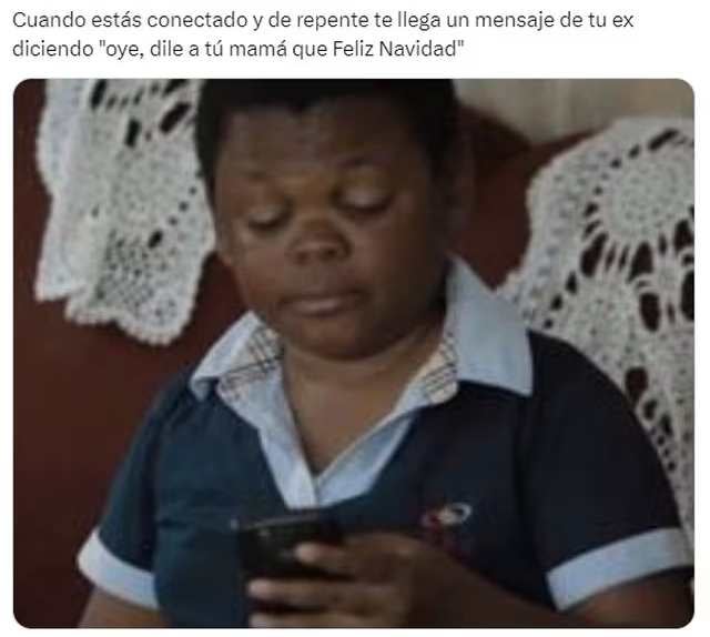 Cuando llega el mensaje de la ex