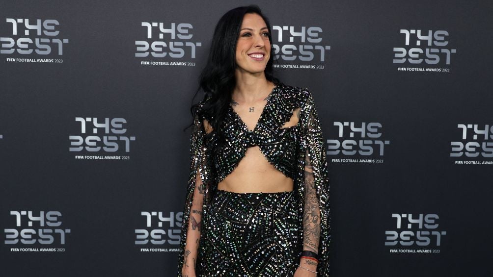 Jenni Hermoso en la alfombra roja de The Best