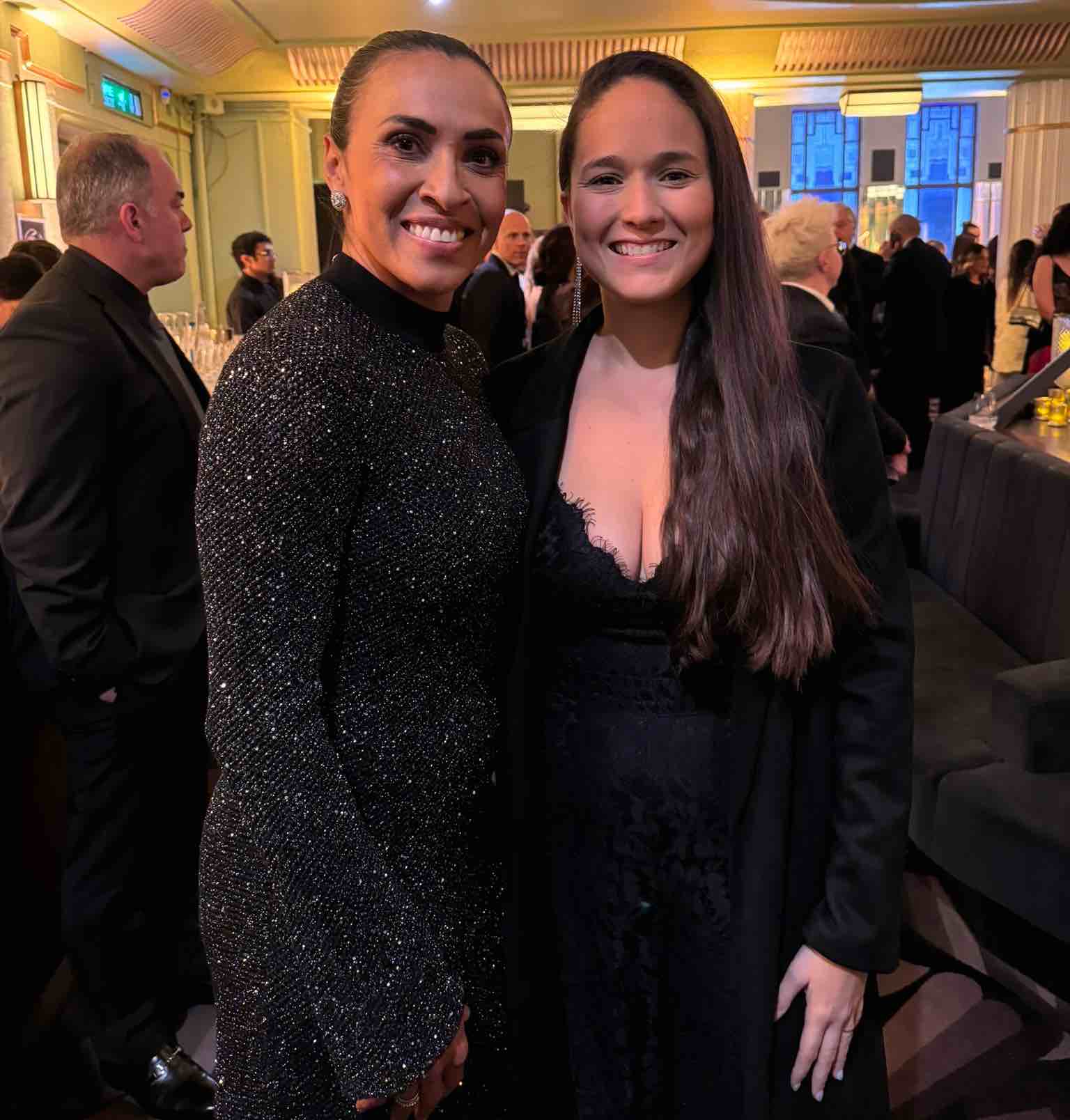 Marta en la gala de The Best