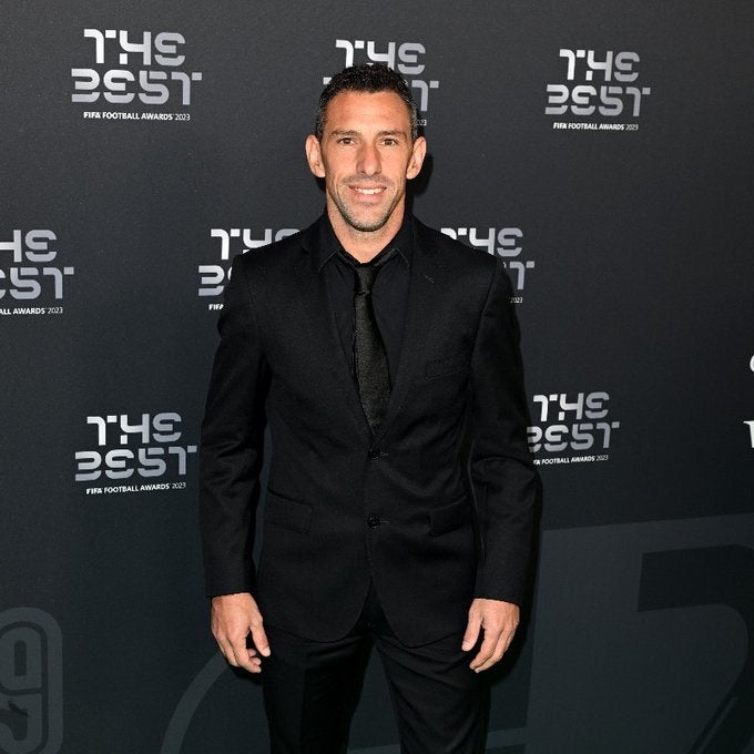 Maxi Rodríguez en la gala de The Best