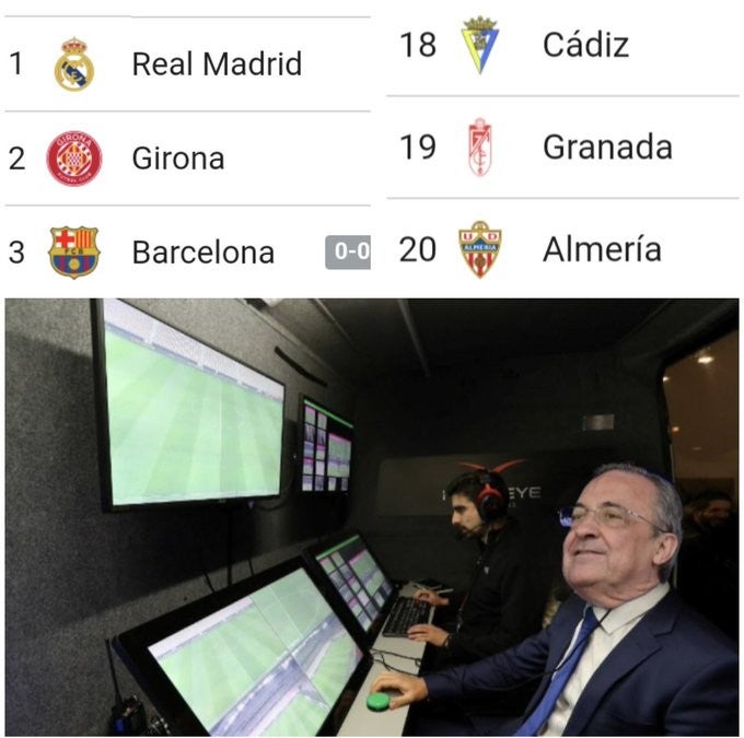 Florentino desde su palco
