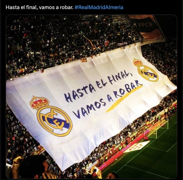 Mensajito del madridismo