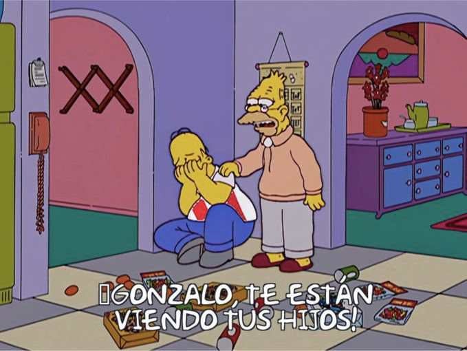 Ya Gonzalo, te están viendo tus hijos