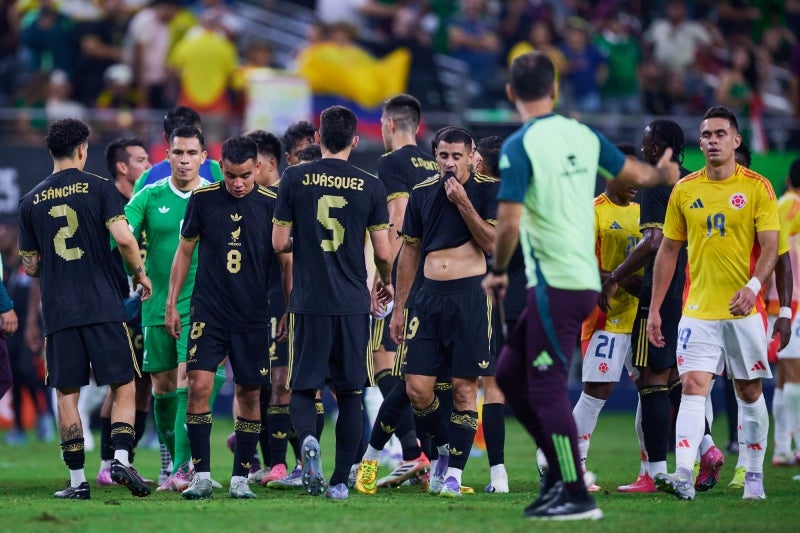 El Tri perdió ante Colombia