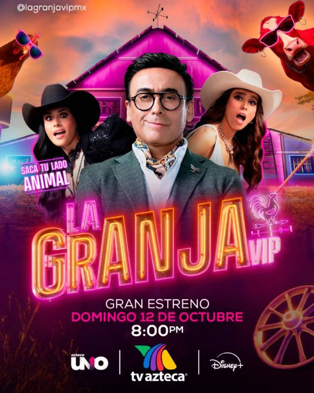 La Granja VIP estrenó el pasado 12 de octubre por TV Azteca. / FB: La Granja VIP México
