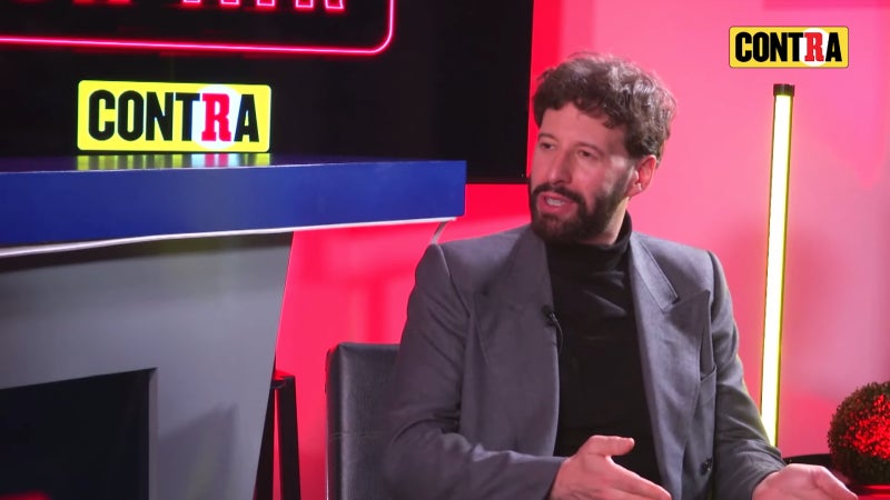 Adanowsky estuvo en las instalaciones de Contra / Especial