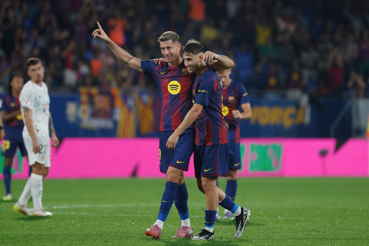 Barcelona goleó al Valencia | AP