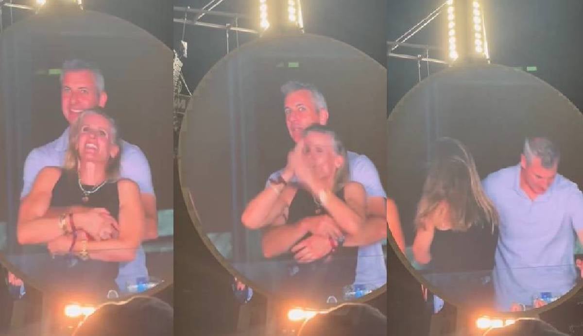 Foto: Andy Byron sorprendido durante show de Coldplay /Cortesía