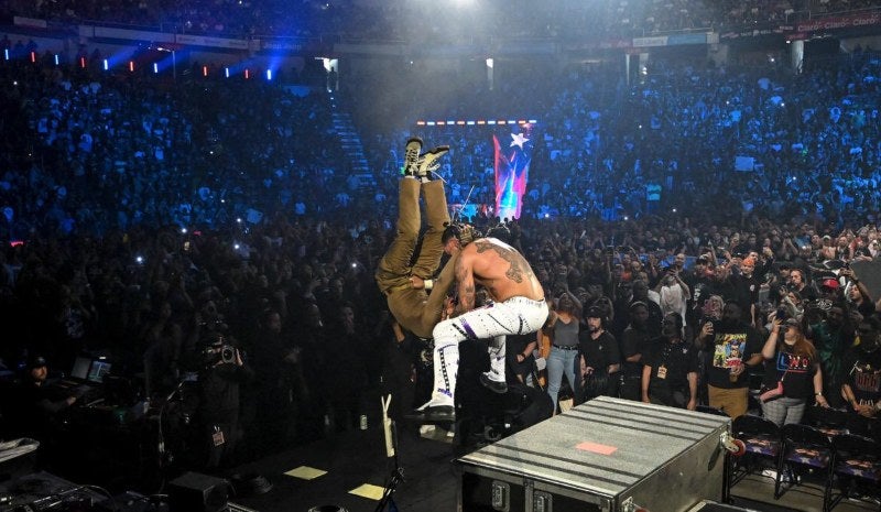 Priest y Bad Bunny en WWE