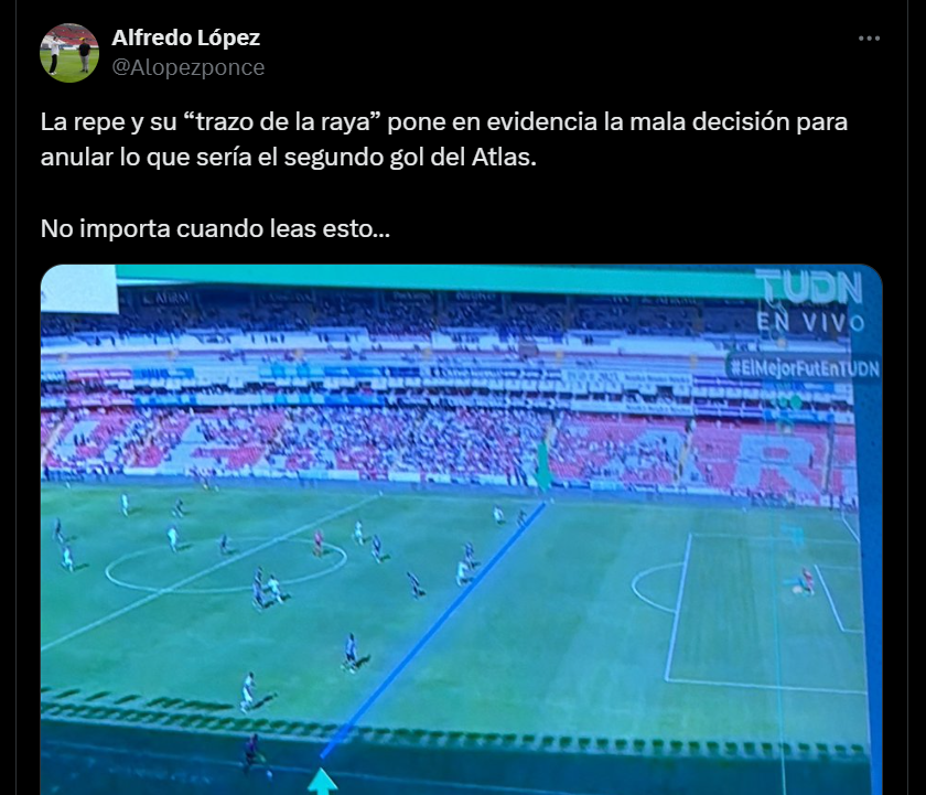 Así se quejaron del arbitraje en el Querétaro vs Atlas