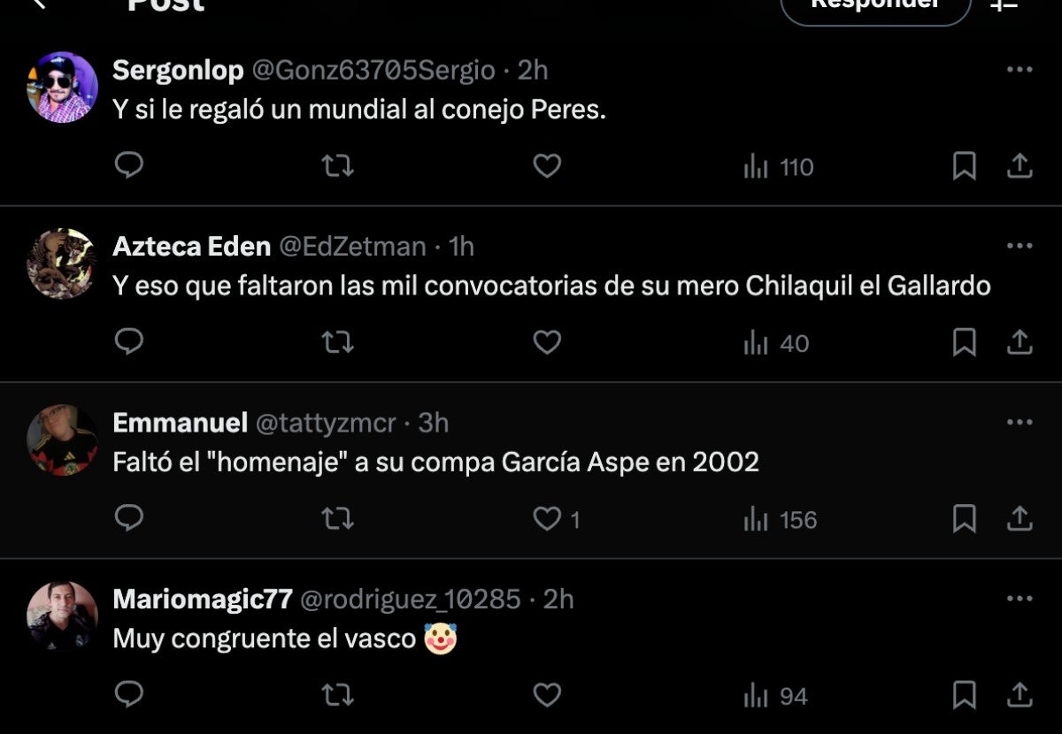 Comentarios de la afición | Captura de pantalla