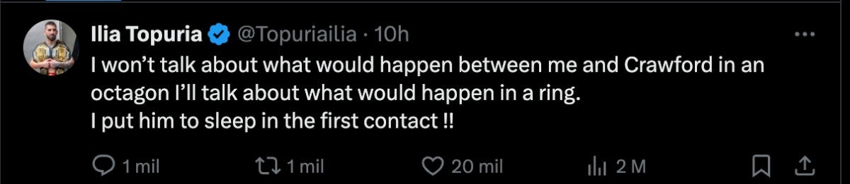 Partes de su enfrentamiento | Captura de pantalla