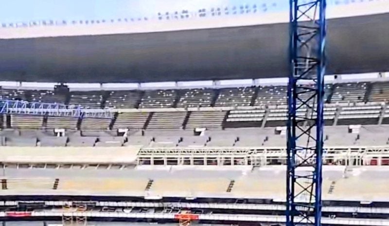 Parte alta del estadio