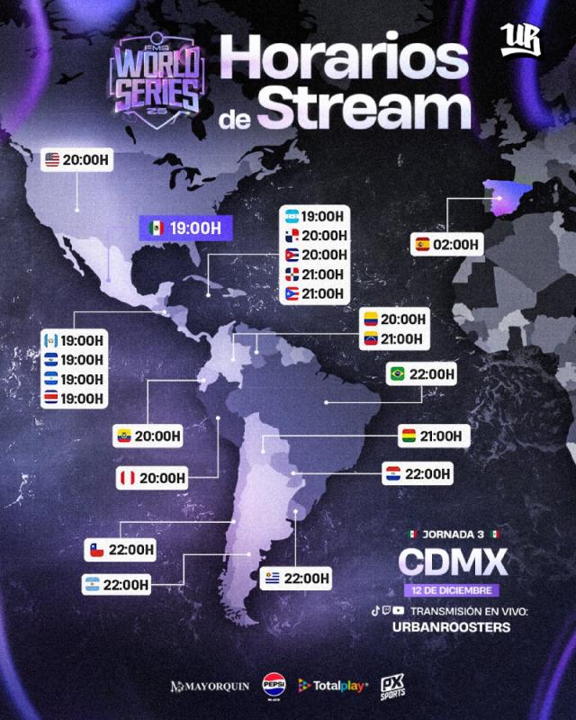 Desde las 19:00 horas podrás ver en vivo la FMS World Series / Especial