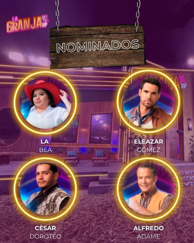 Estos son los primeros 4 nominados de La Granja VIP / Redes Sociales