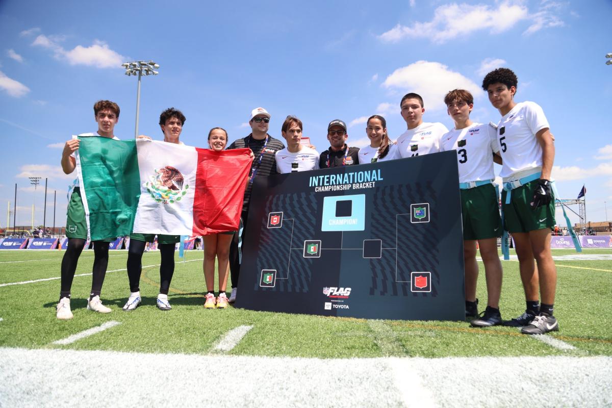 Victoria azteca! México se coronó campeón del torneo de NFL Flag Football