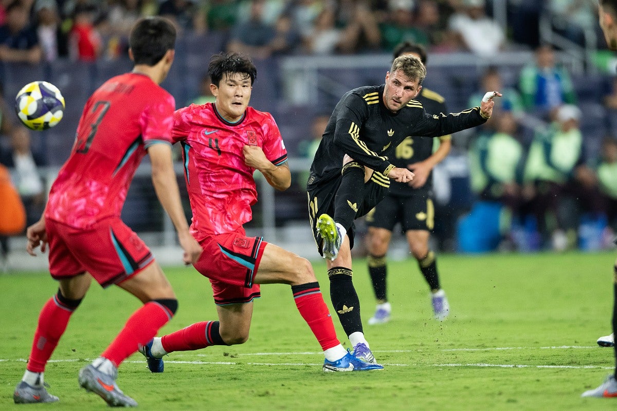 Santi metió gol ante Corea