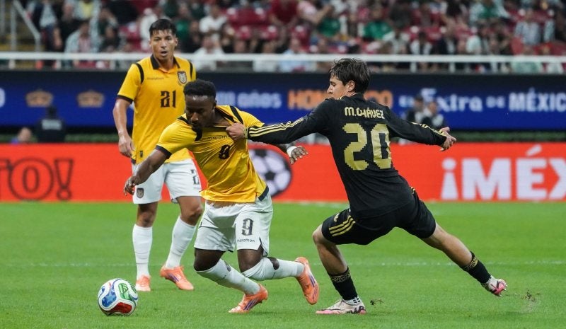 Mateo Chávez en partido