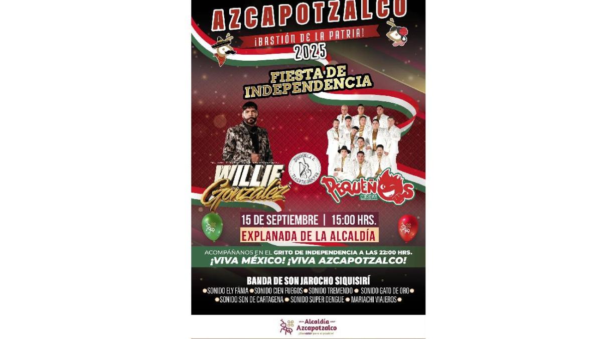 En la Alcaldía Azcapotzalco se presentaránPequeños Musical y el salsero Willie González. / FB 