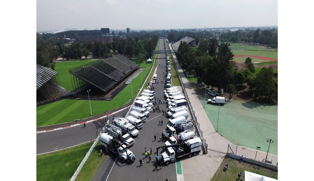 Con la llegada de los camiones para la distribución del Agua Atlitic se duplicará la capacidad de distribución de garrafones | GCDMX