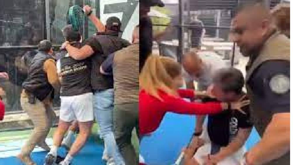 Detienen en Cancún a “Lord Pádel” y su familia por agresión a instructor en torneo