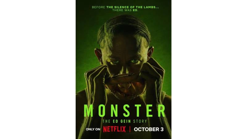 La producción, dirigida por Ryan Murphy e Ian Brennan, revive los crímenes de Edward Gein. / Netflix