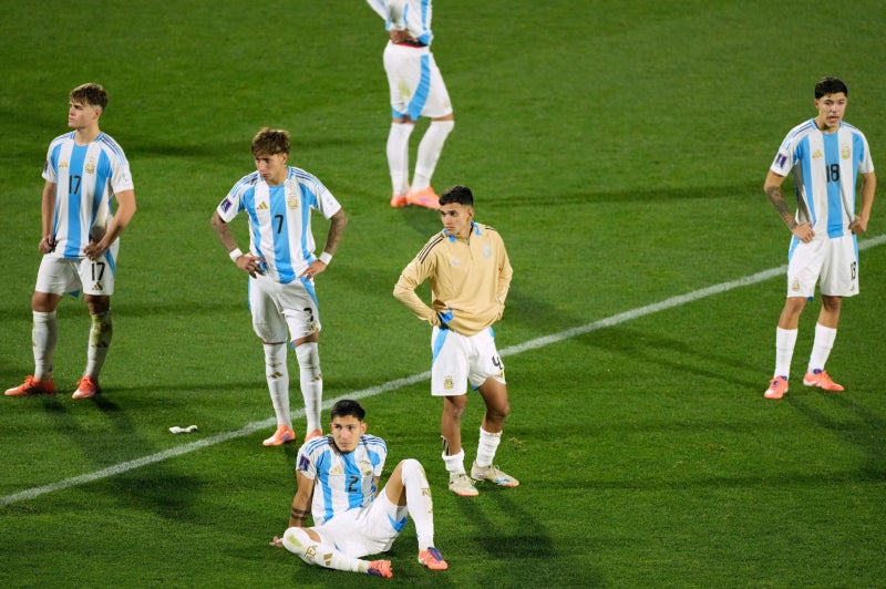 Argentina tras perder la Final del Sub 20 | AP
