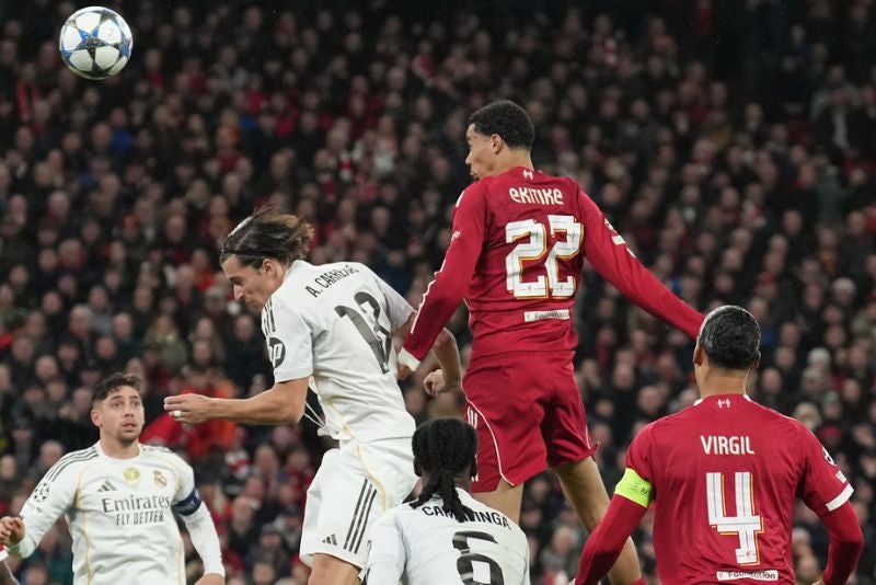 El Liverpool le quitó el invicto al Real Madrid | AP