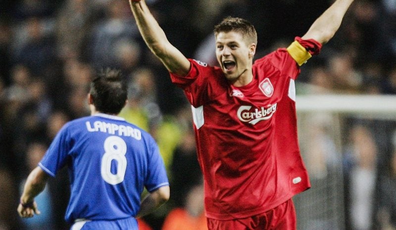 Gerrard festeja