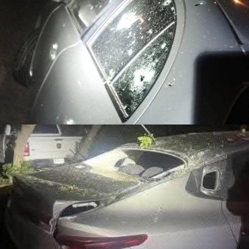 No hubo personas heridas, pero si tres vehículos resultaron dañados / Redes Sociales