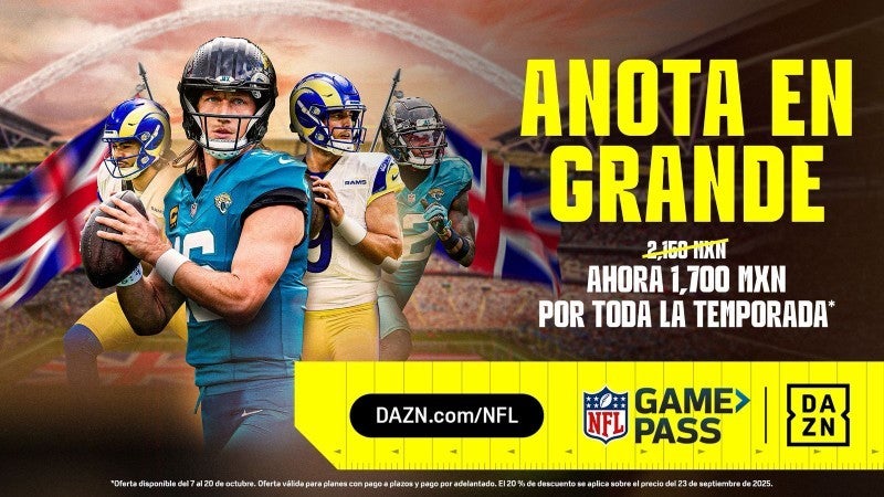Sigue la NFL en DAZN