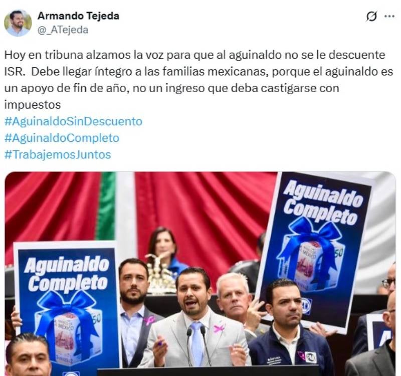 La propuesta de reforma fue hecha por un diputado del PAN/X