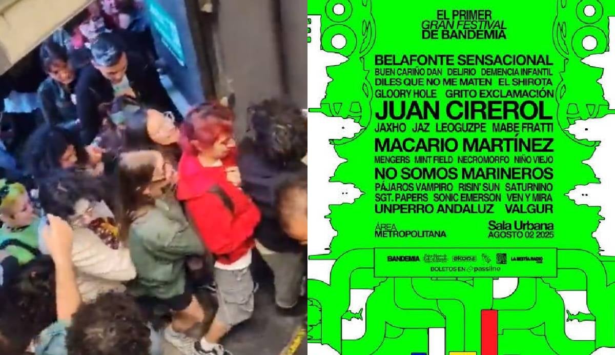 Decenas de jóvenes querían ver a artistas del sector alternativo/X 