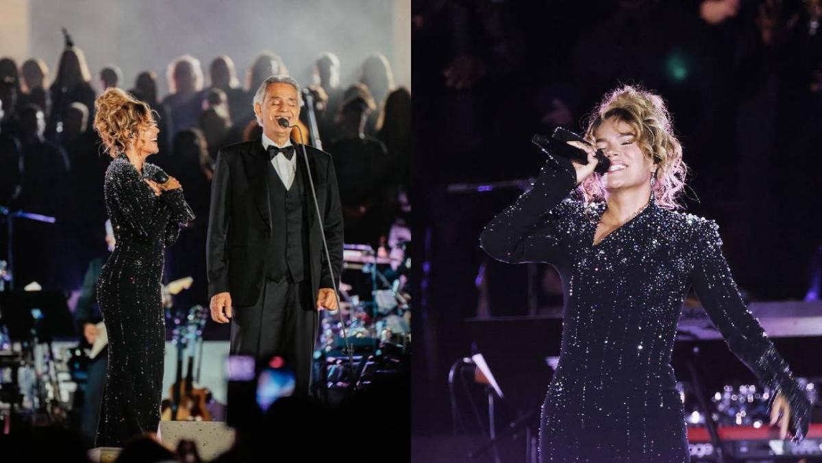 Karol G y Andrea Bocelli cantaron varios de sus éxitos/X