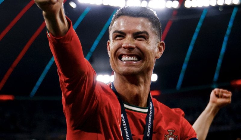 Cristiano festeja triunfo