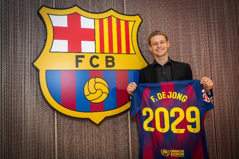 De Jong renovó hasta 2029 / X: @FCBarcelona