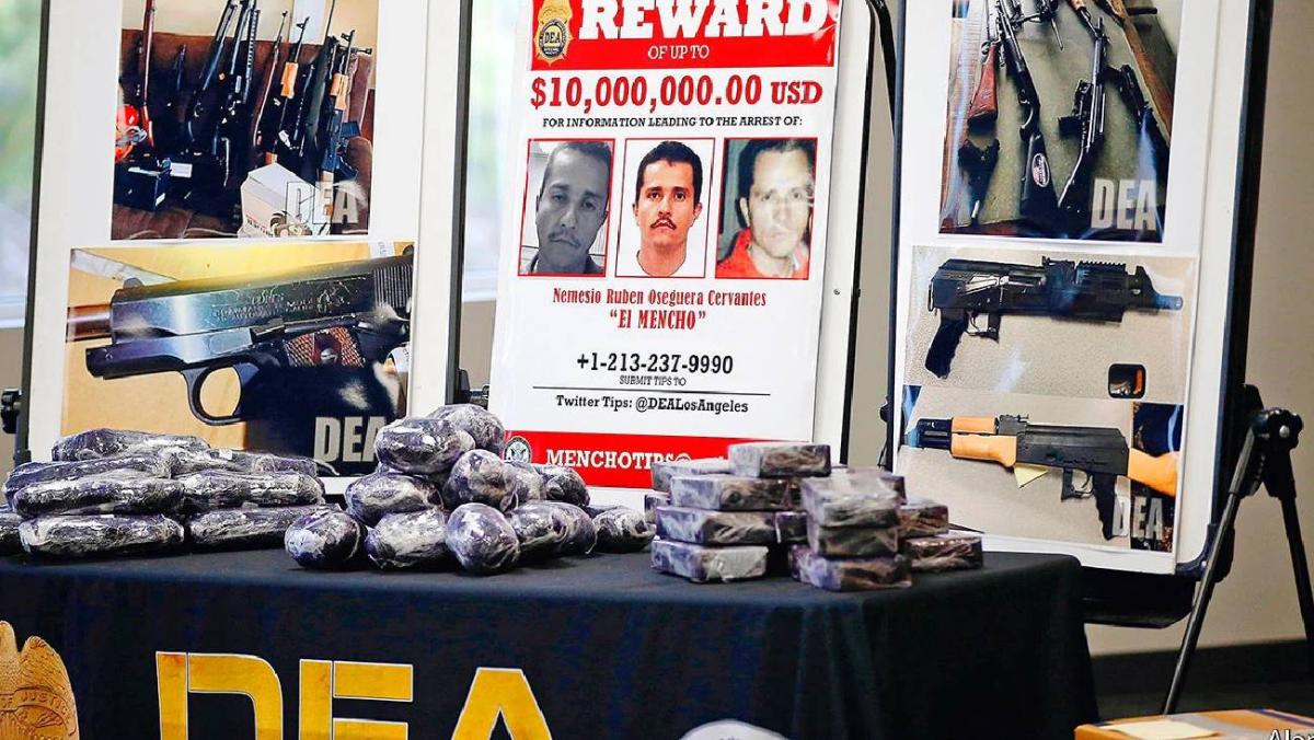 La DEA tiene como objetivo prioritario detener al líder del CJNG/X