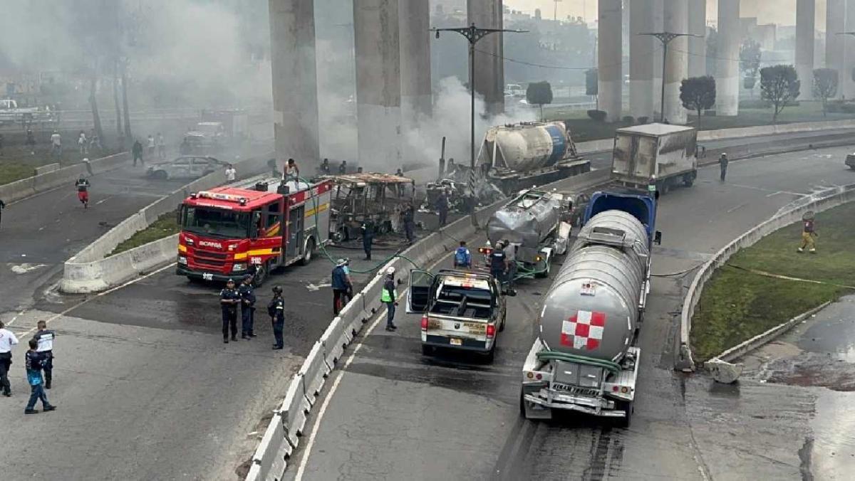 El chófer de la pipa corría el riesgo de terminar en la cárcel por el accidente/X